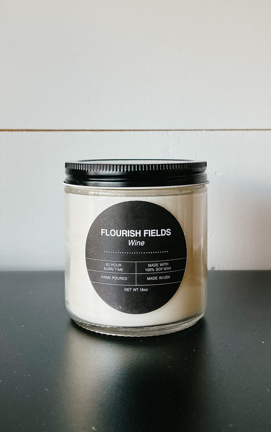 8oz candle of choice