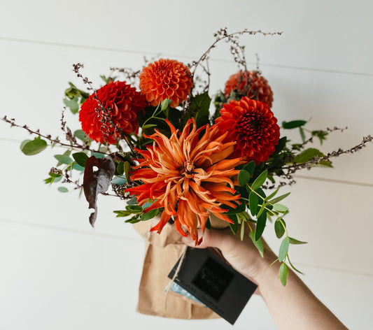 Large Mason Jar Bouquet